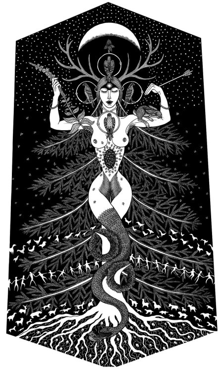 Иштар богиня тату