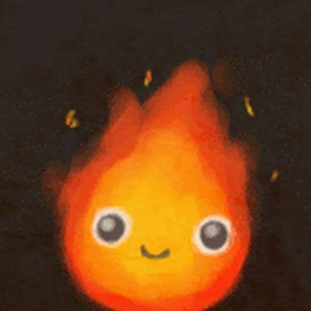 Ходячий замок огонек Кальцифер