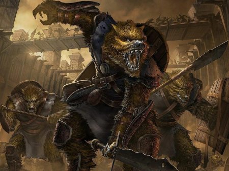 Гнолл фэнтези арт