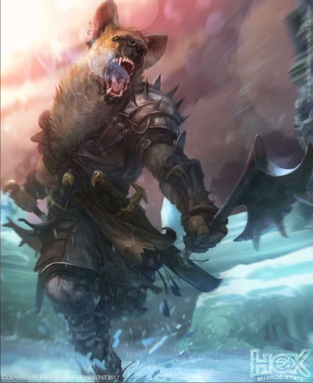 Гнолл фэнтези арт