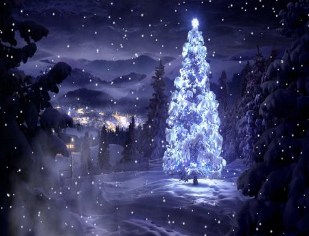 В новогоднем лесу