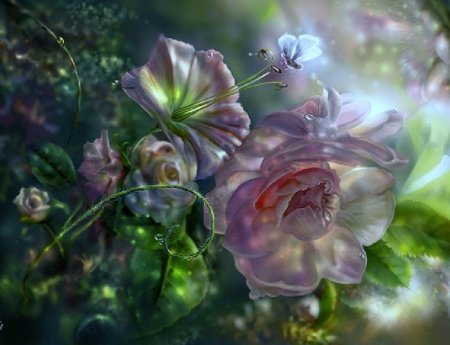 Цифровая живопись Кэрол Каваларис.