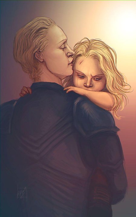 Бриенна тарт и Джейме Ланнистер