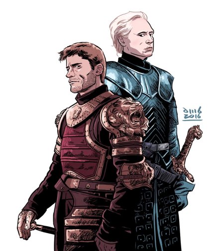 Бриенна тарт и Джейме Ланнистер