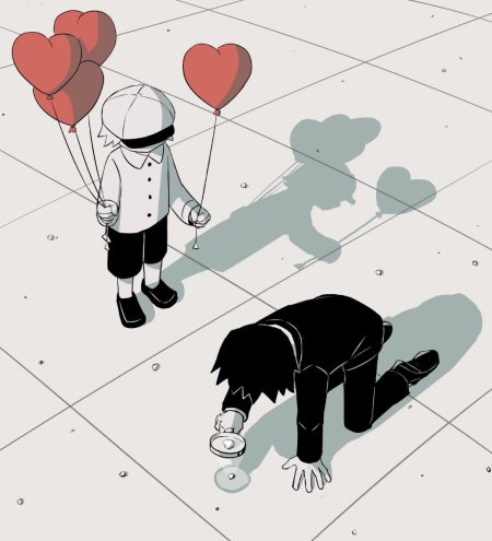 Японский художник avogado6 любовь