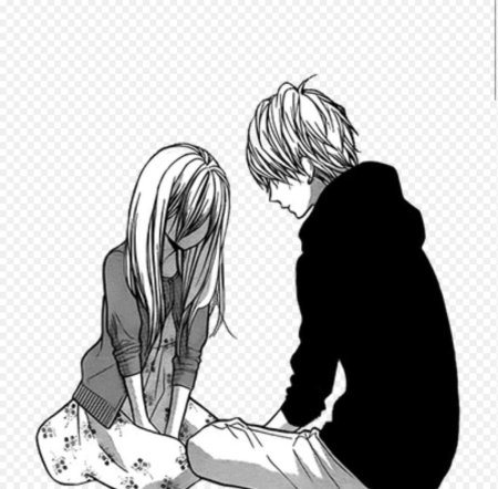 Аниме чёрно белое