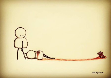 Грустные рисунки