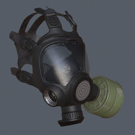 3д модель противогаз m40