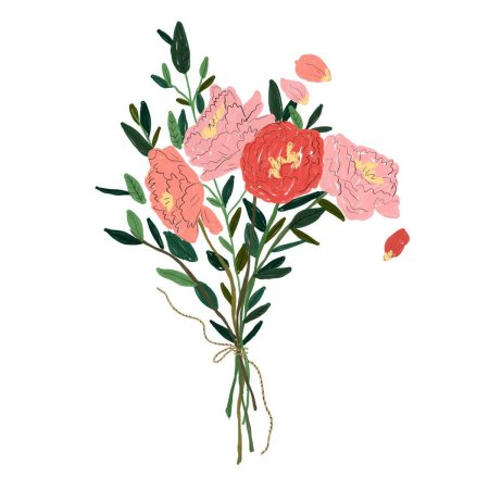 Цветы в иллюстраторе