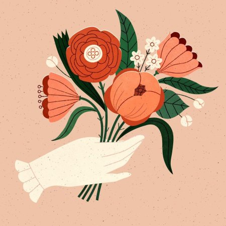 Цветы иллюстрация