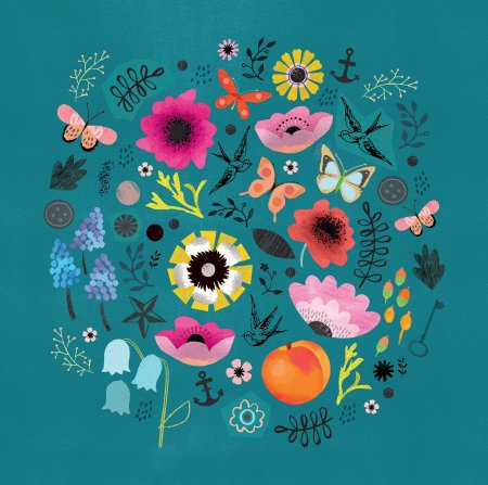 Цветы в иллюстраторе