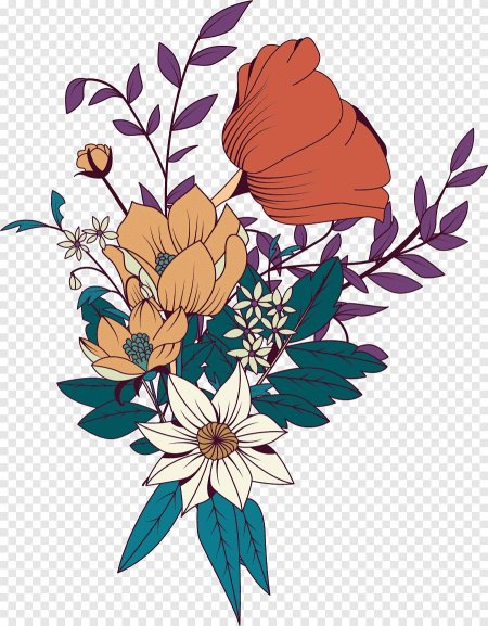 Цветы в иллюстраторе