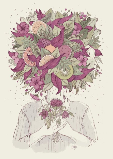 Цветы в иллюстраторе