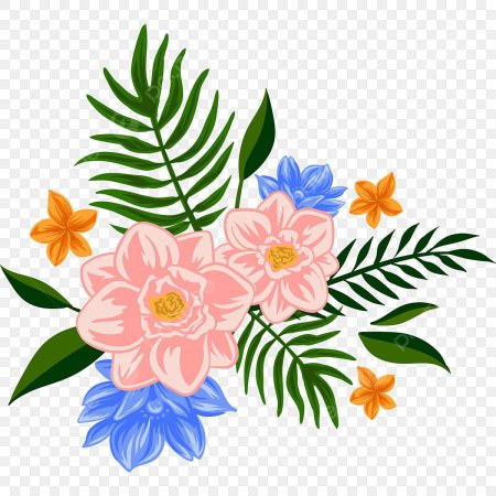 Цветы в иллюстраторе