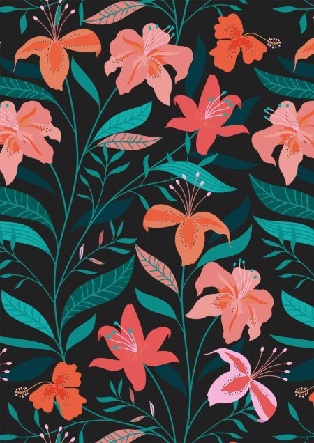 Цветы в иллюстраторе