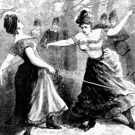 Ривера женская дуэль Хосе