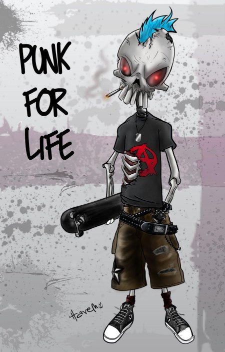 Панк рисунок