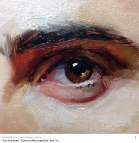 Художник Мэтт Талберт глаза маслом