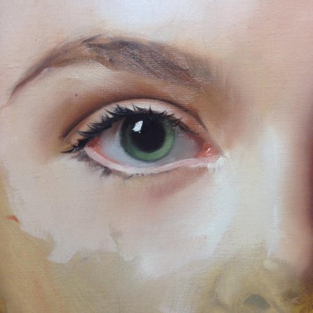 Глаза маслом живопись