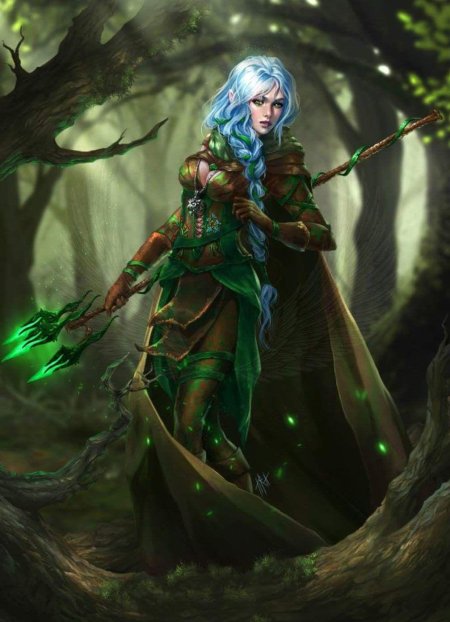 Эльф друид ДНД