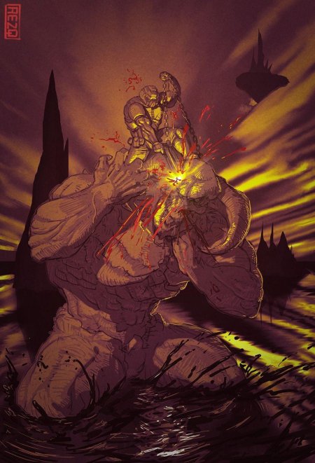 Тёмный владыка дум Этернал арт