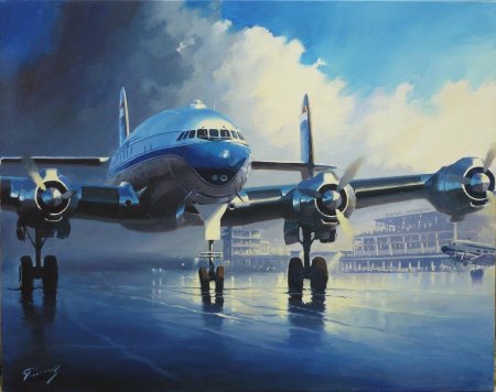 Гражданская Авиация в живописи