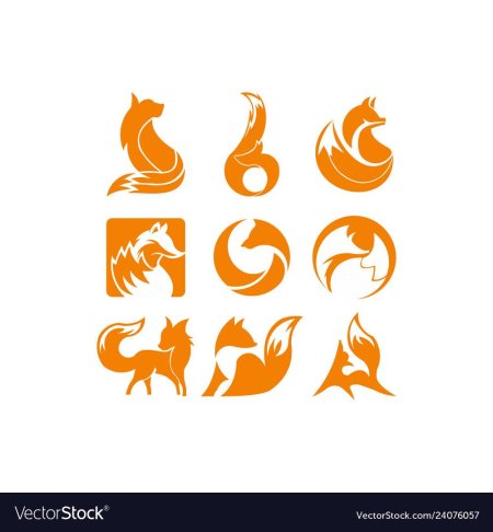 Стилизованные лисы