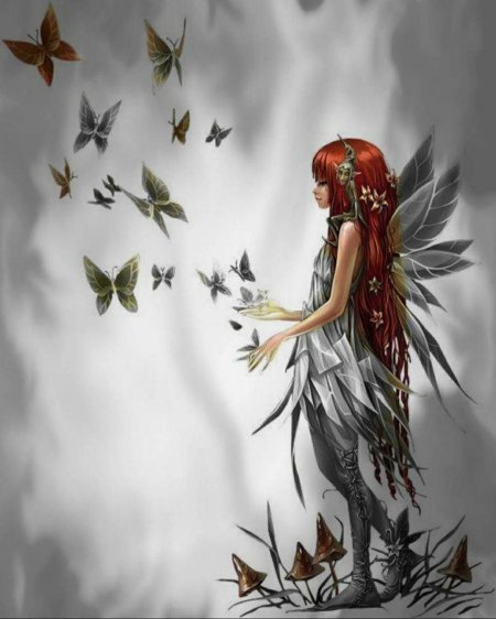 Фея с рыжими волосами