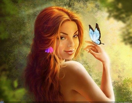 Фея с рыжими волосами
