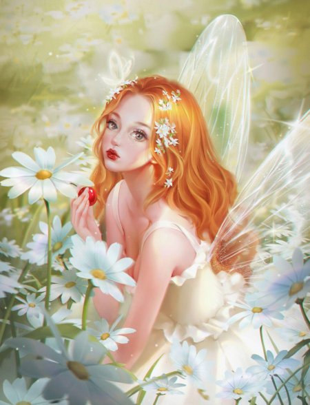 Девушка лето фэнтези