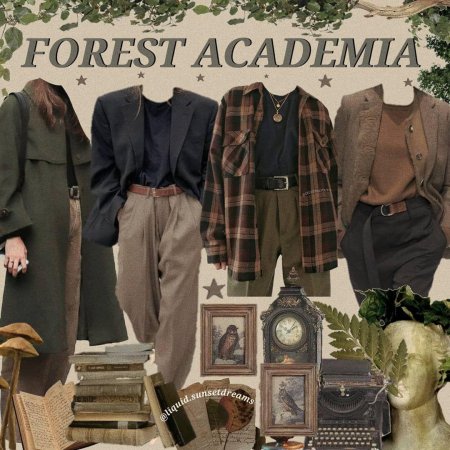 Ретро одежда темная