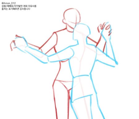 Позы для рисования танец