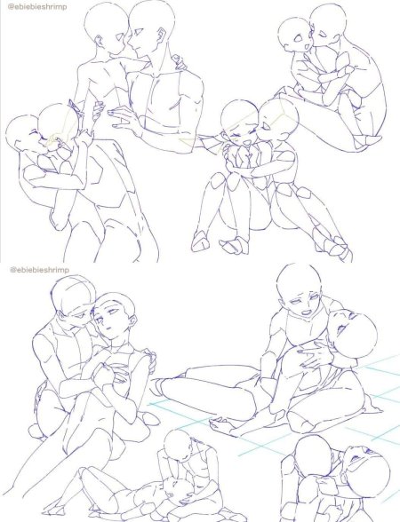 Аниме позы пары