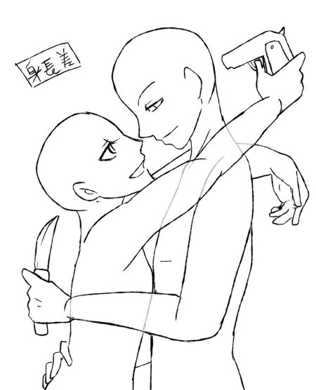 Позы для рисования парочек