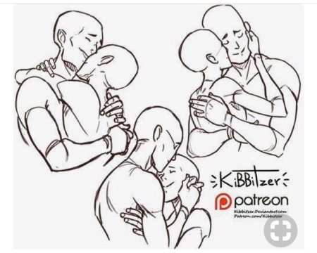 Парные позы для рисования