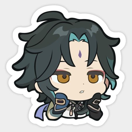 Геншин стикеры чиби