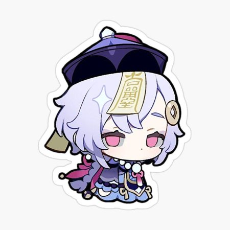 Стикеры Геншин Импакт Чиби Ци Ци