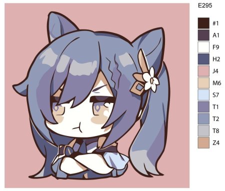 Стикеры Геншин Импакт Чиби ке Цин