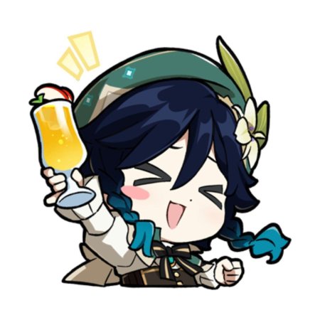 Венти Геншин Чиби Стикеры