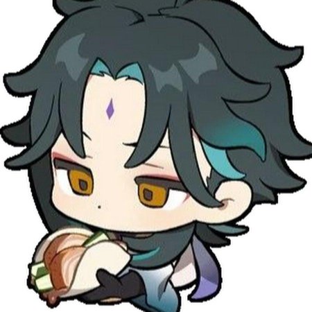 Стикеры Геншин Импакт Чиби Сяо