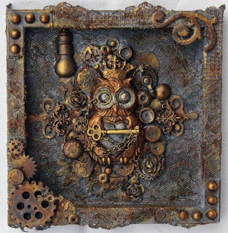 Искусство Ассамбляж стимпанк