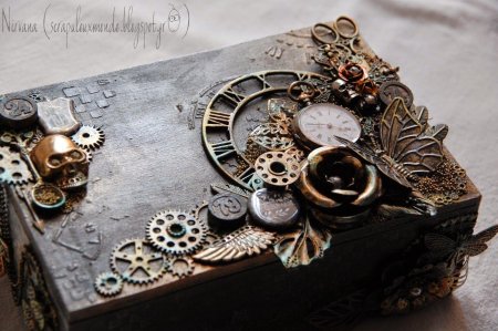 Коробочка в стиле стимпанк