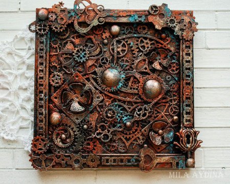 Стимпанк панно