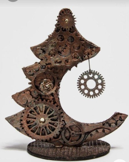 Новогодние украшения в стиле стимпанк