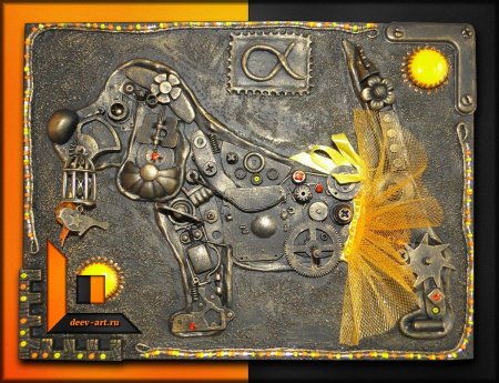 Панно в стиле стимпанк