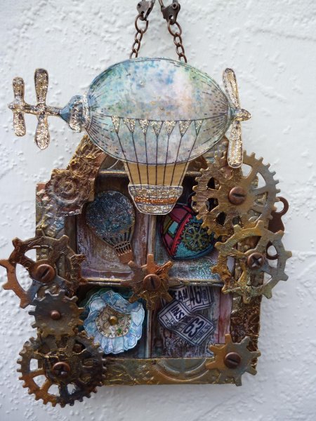 Дирижабль стимпанк