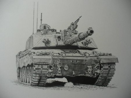 Танк набросок