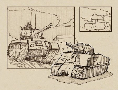 Скетчи танков