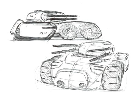 Скетчи танков