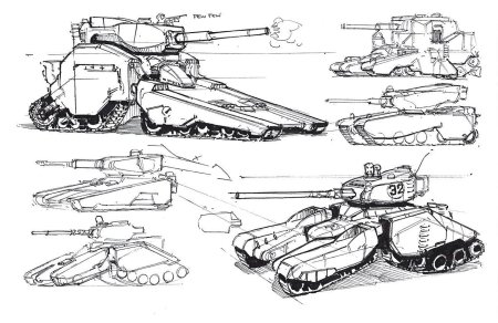 Sci-Fi Tank чертеж